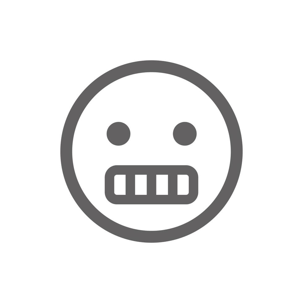 stunned emoji icon . Perfect for website or social media application. vector sign and symbol