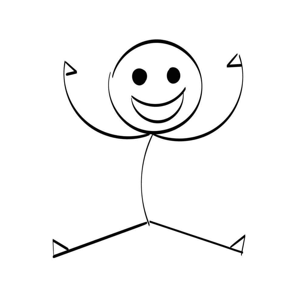 Vector Stickman Character illustration 11855474 Vector Art at Vecteezy