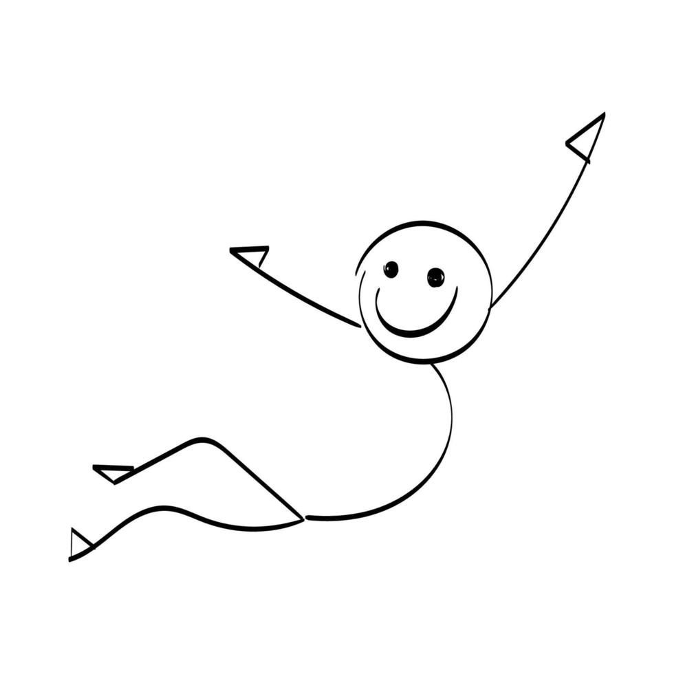 Vector Stickman Character illustration