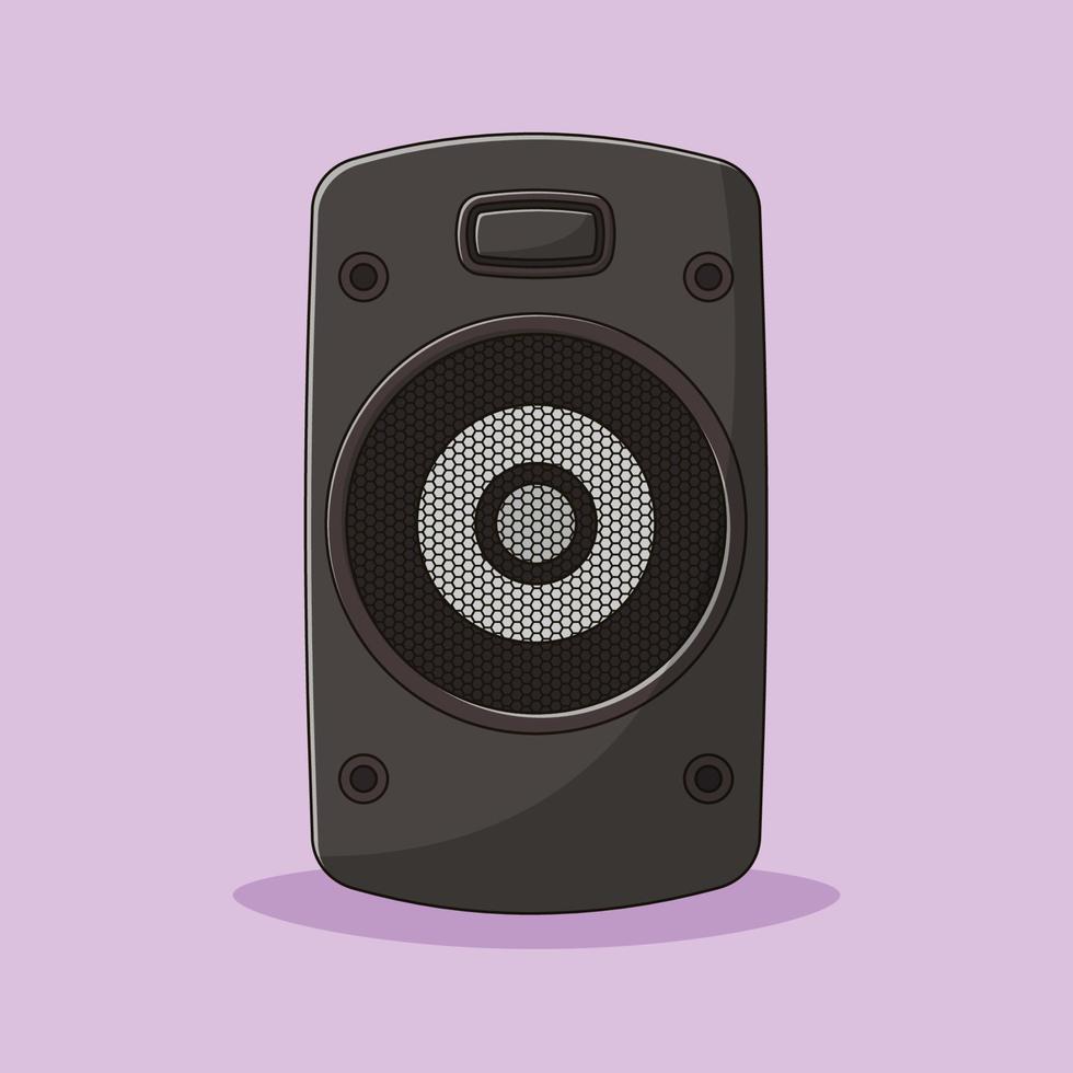 Speaker Vector Icon Illustration. Loudspeaker Vector. Flat Cartoon Style Suitable for Web Landing Page, Banner, Flyer, Sticker, Wallpaper, Background