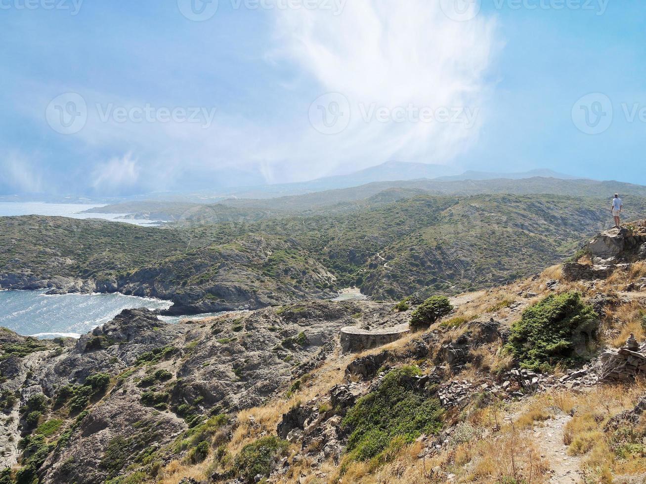 view of Cap de Creus natural park, Spain photo