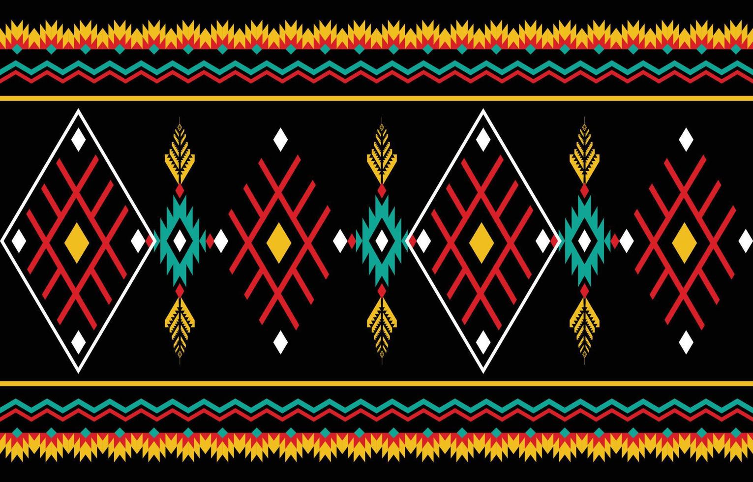 Abstract orange and red geometric native pattern seamless vector.Repeating geometric background.Modern design trendy concept for paper, cover, fabric, interior decor and other users. vector
