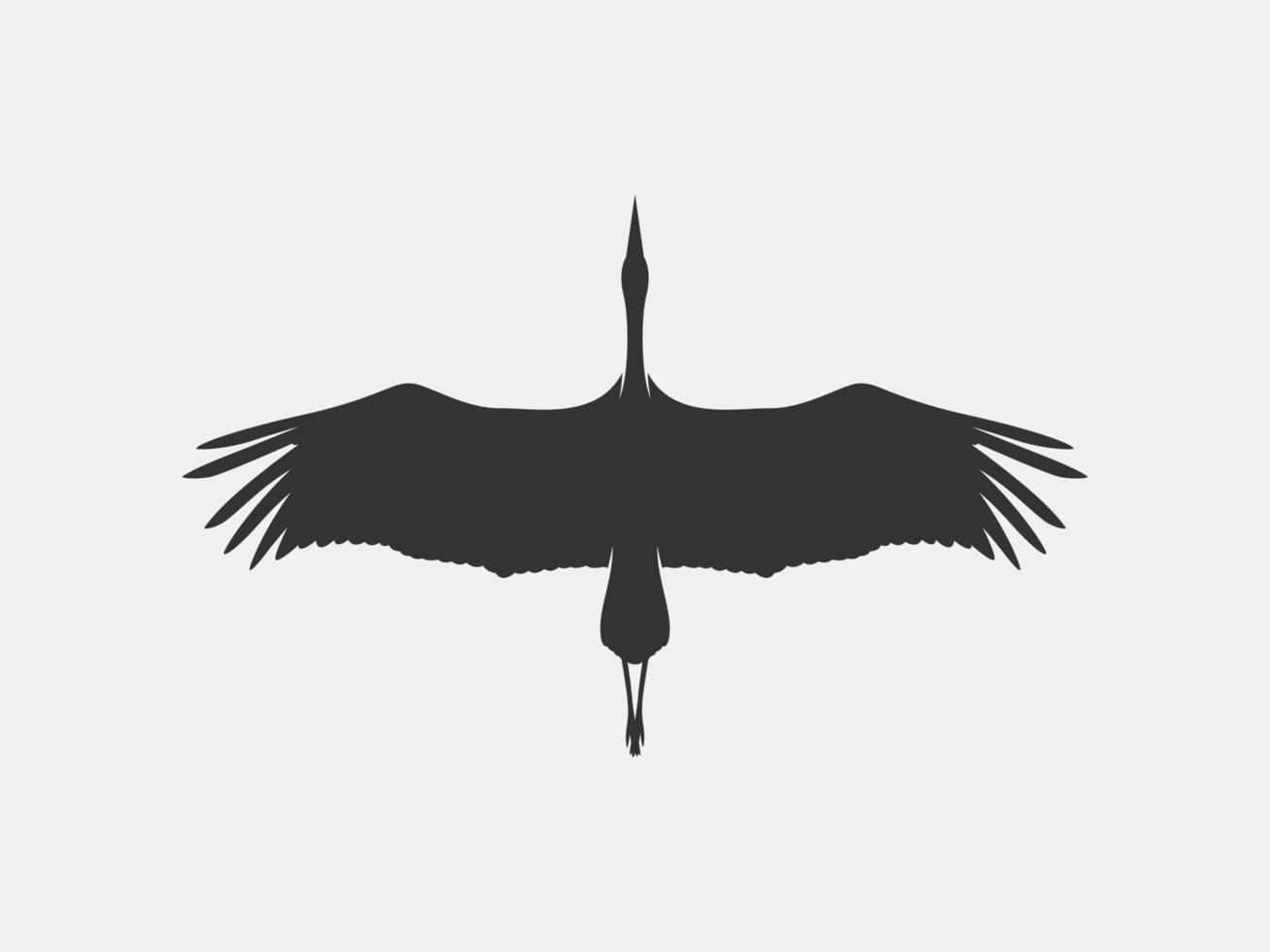 heron vector silhouette
