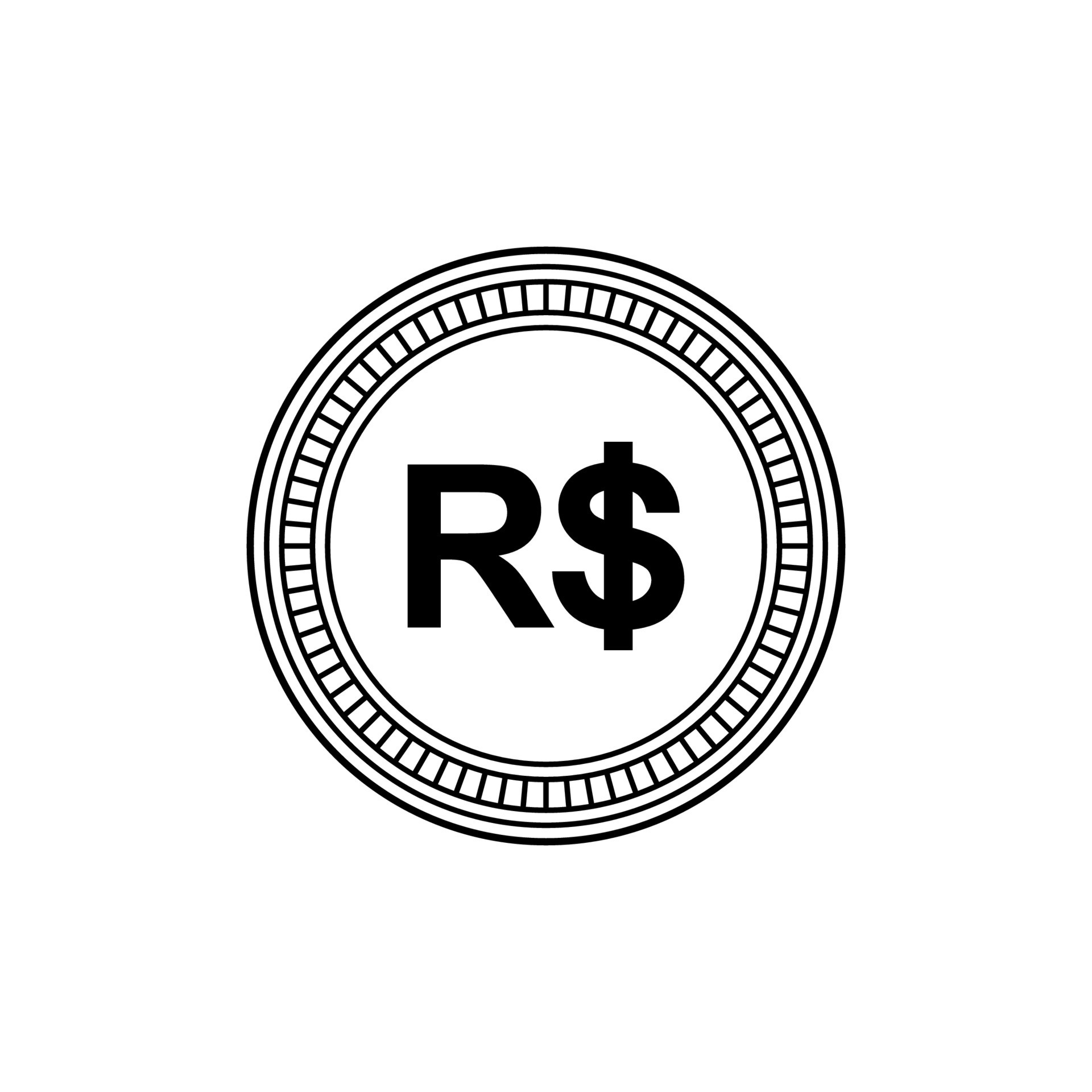 Brazilian real - Free business icons