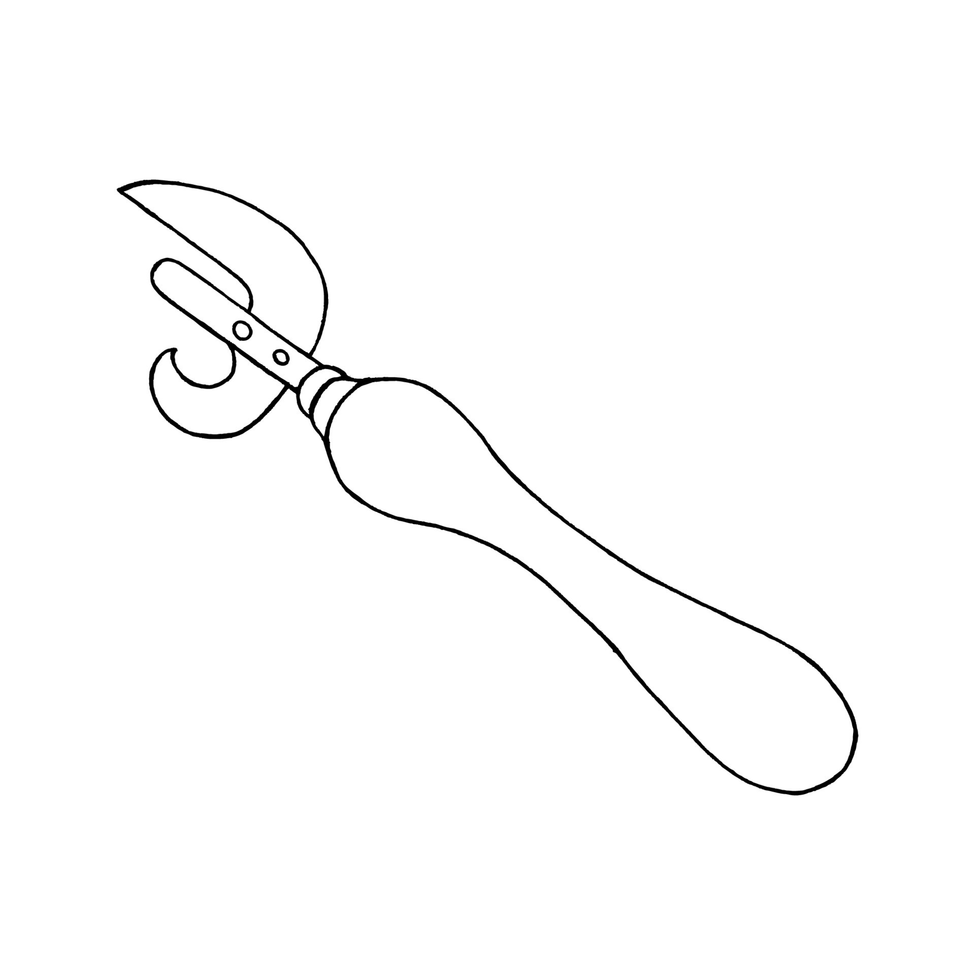 The can opener icon.Handdrawn.Suitable for badge and logo 11857480