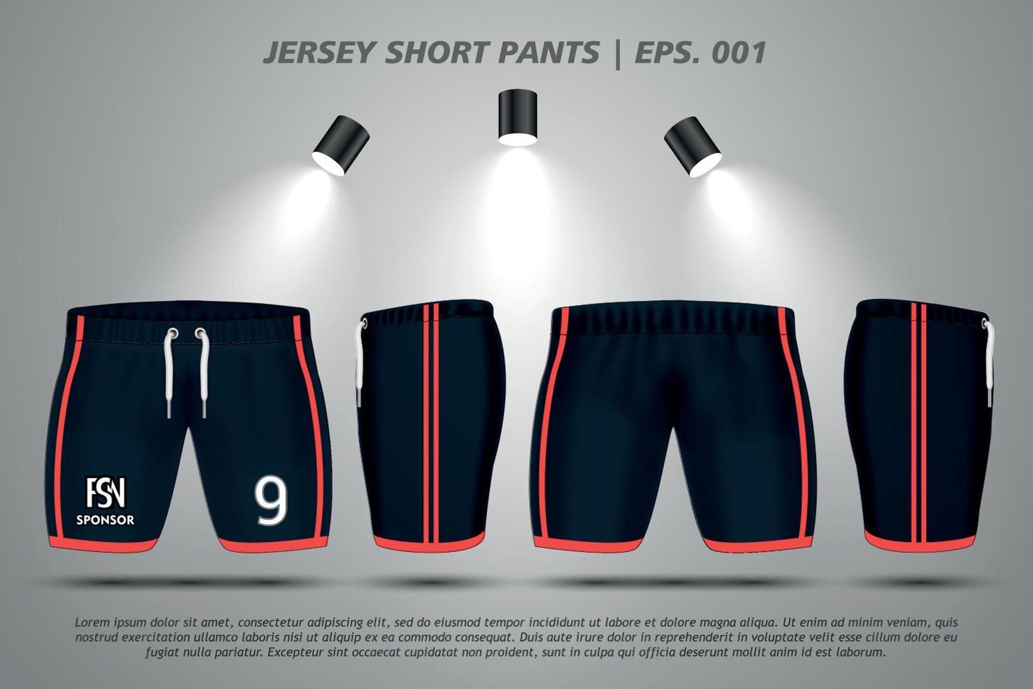 pantalones cortos jersey uniforme kit diseño sublimación camiseta patrón geométrico premium increíble colección de vectores para fútbol fútbol carreras ciclismo juegos motocross deportes