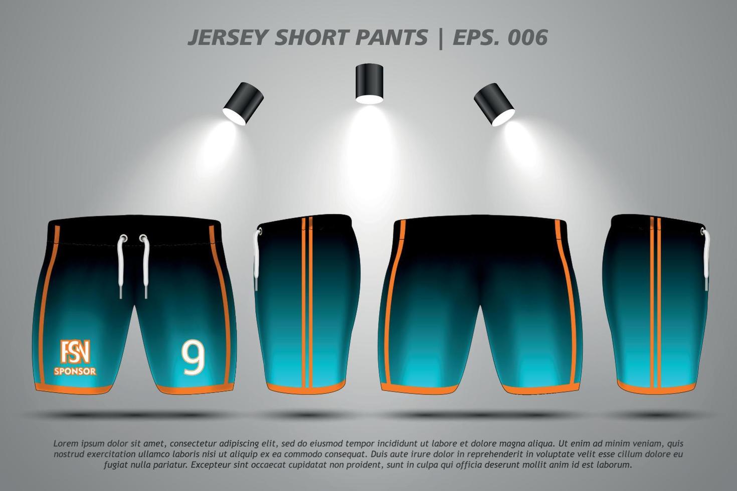 pantalones cortos jersey uniforme kit diseño sublimación camiseta patrón geométrico premium increíble colección de vectores para fútbol fútbol carreras ciclismo juegos motocross deportes