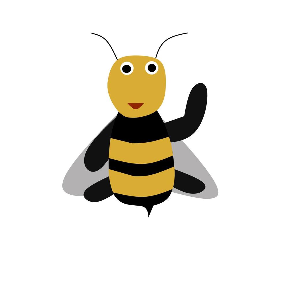 cute bee vector illustration