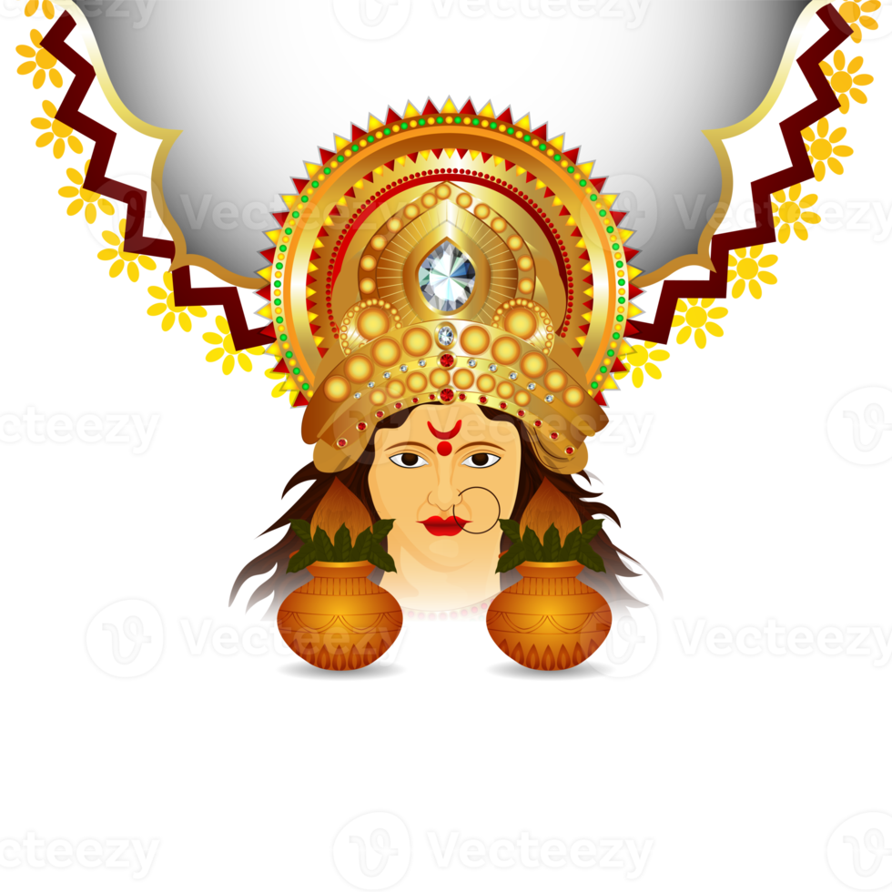 kreativ durga illustration png