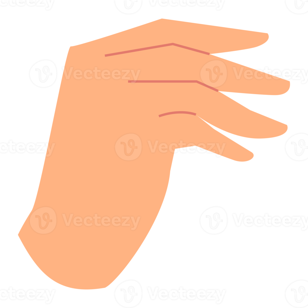 Hand body gesture ATL png