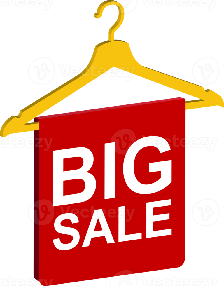 Free red big sale hanger icon badge discount concept 11858302 PNG with ...