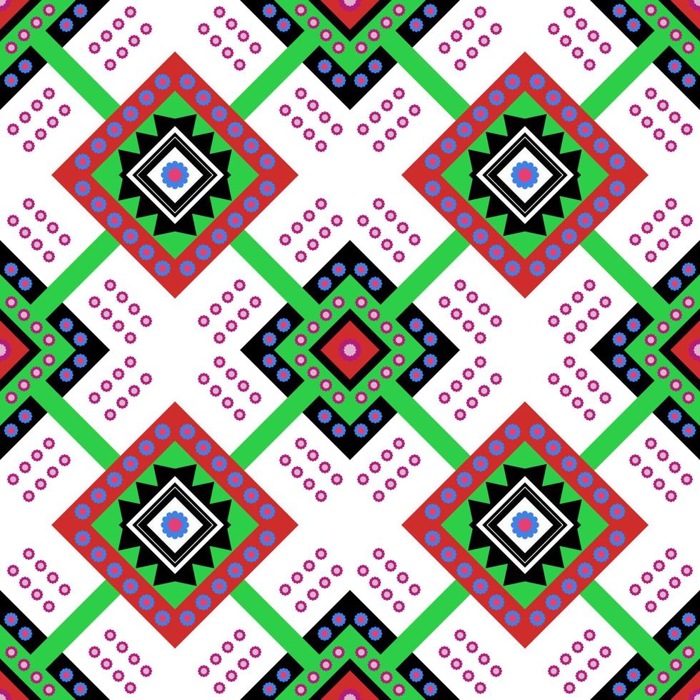 patrón de tela sin costuras de formas geométricas para hacer alfombras, sedas, revestimientos de suelo, bordados vector