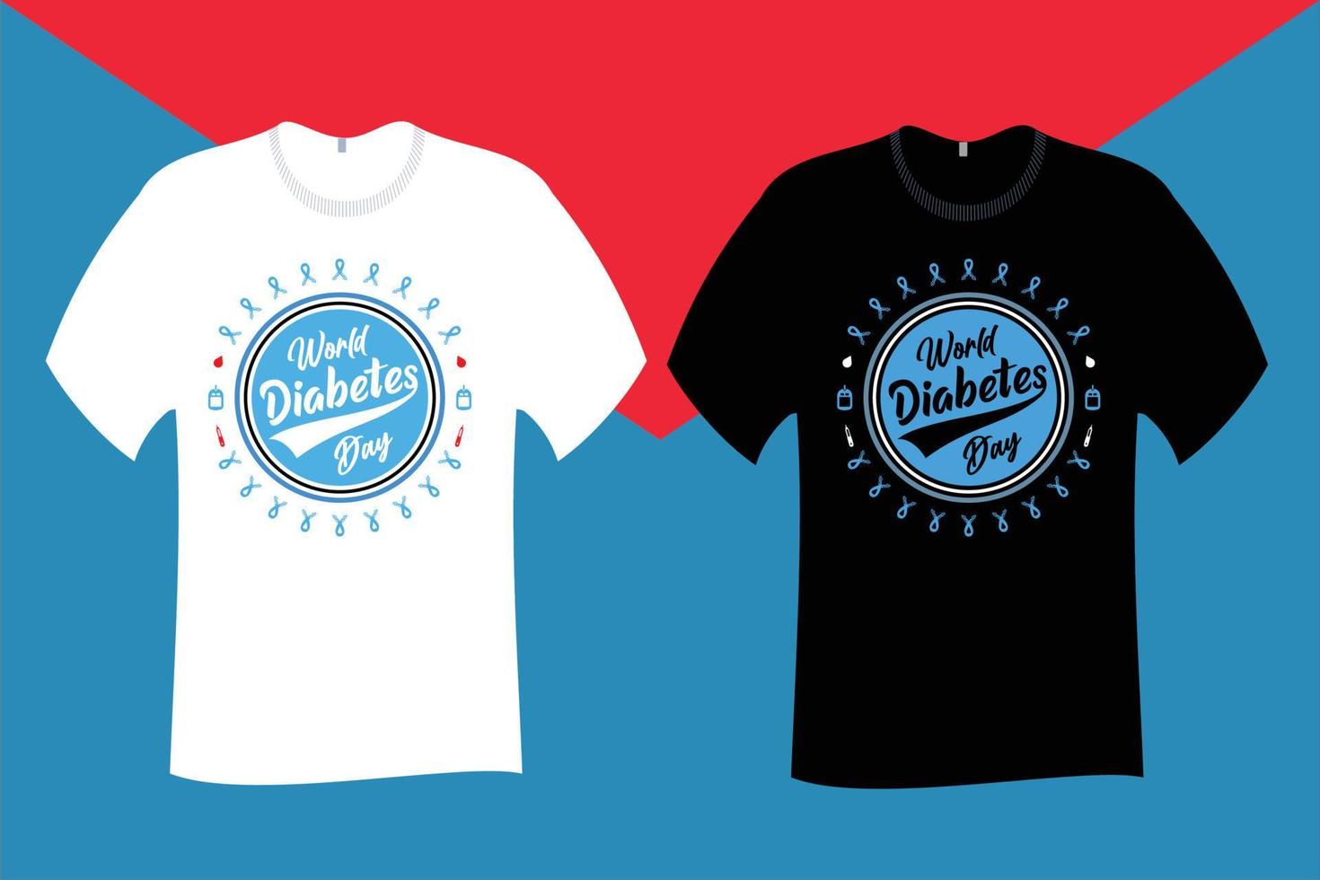 World Diabetes Day T Shirt Design vector