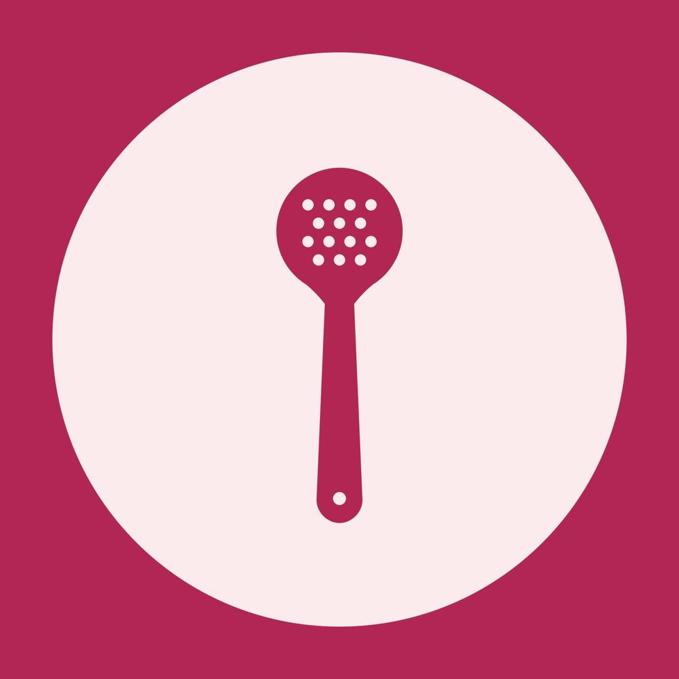 mesh skimmer icon bold glyph with round background for social media highlight vector