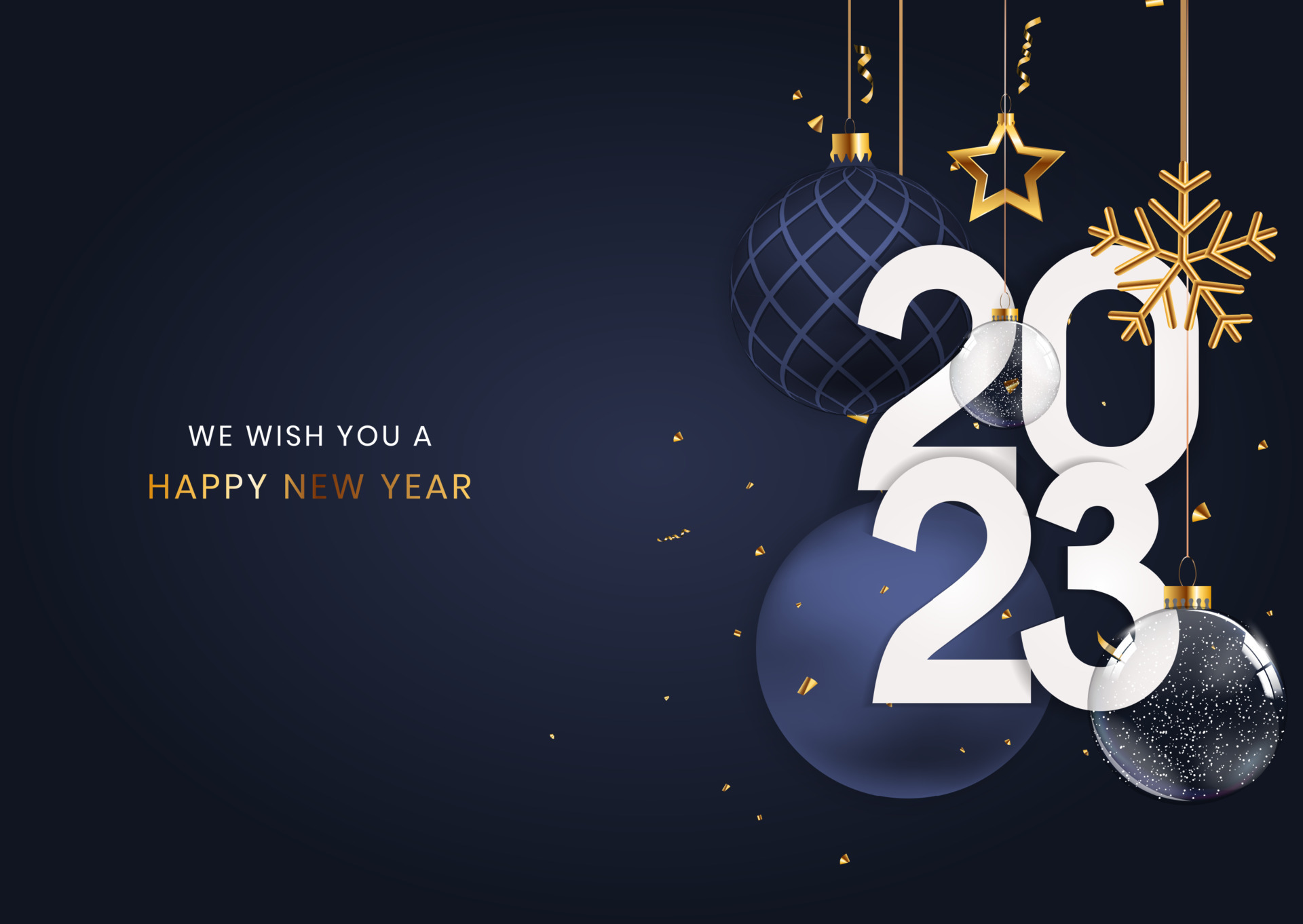 Happy New Year 23 Vector Art Icons And Graphics For Free Download