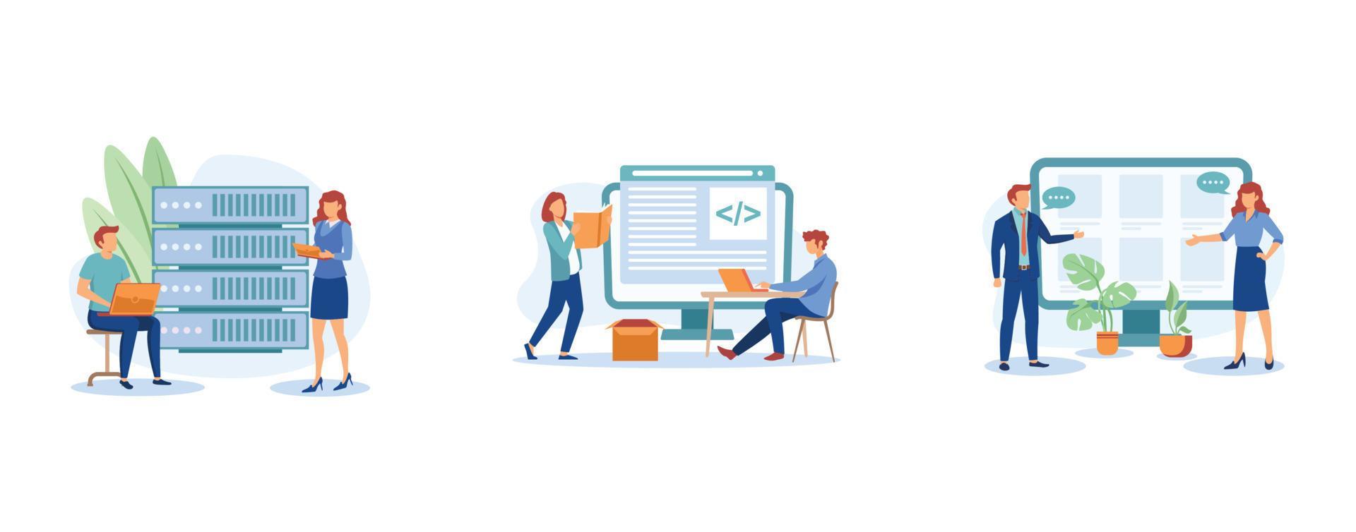 Website architecture. Web development, PHP and MySql, CMS content ...