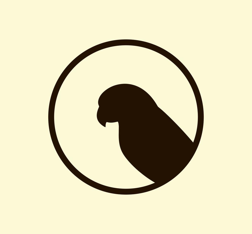 Logo Design Bird in Circle. Very Unique and Different. Suitable for Companies and Businesses in Any Sector. Vector EPS 10