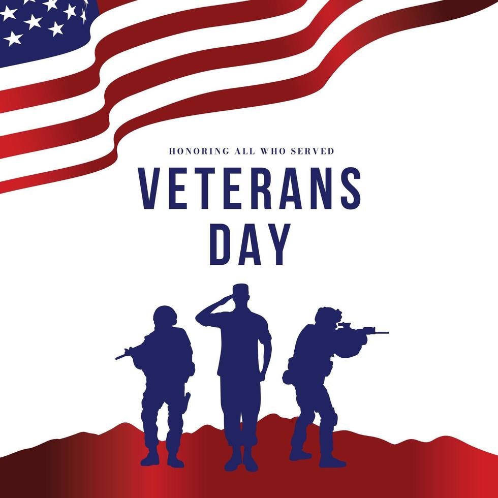flag and people silhouette vector