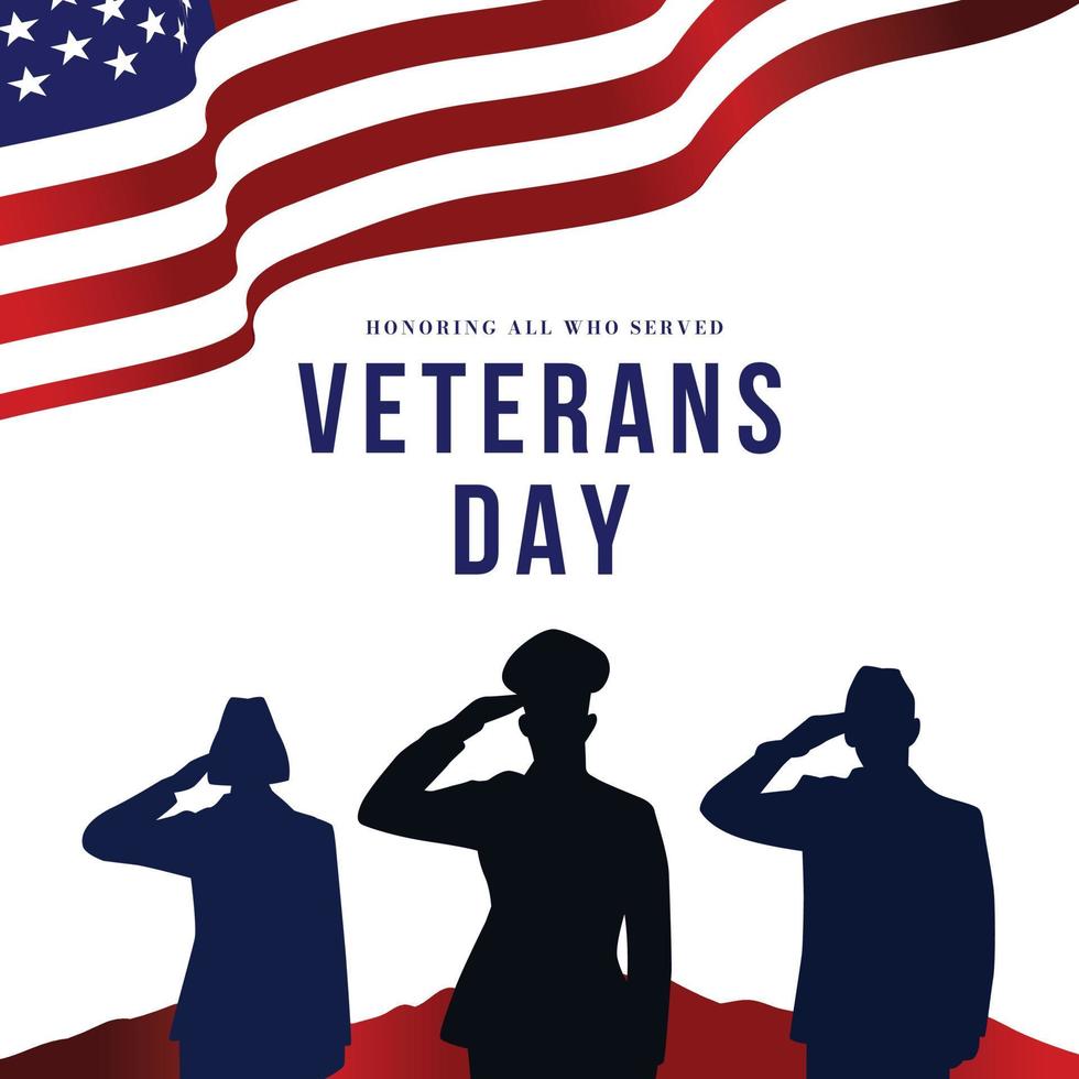 flag and soldier silhouette vector