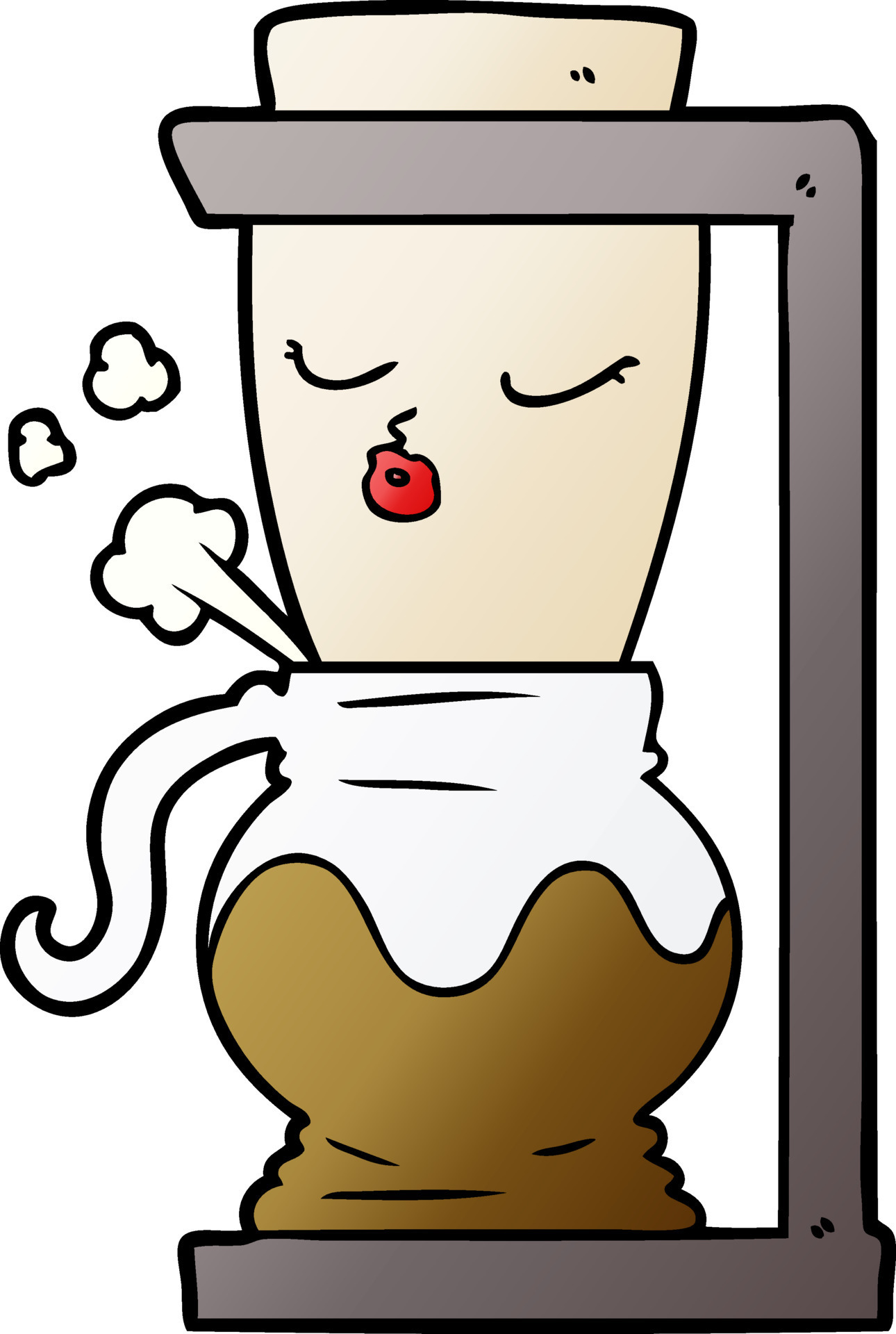 cartoon filter coffee machine 11861320 Vector Art at Vecteezy