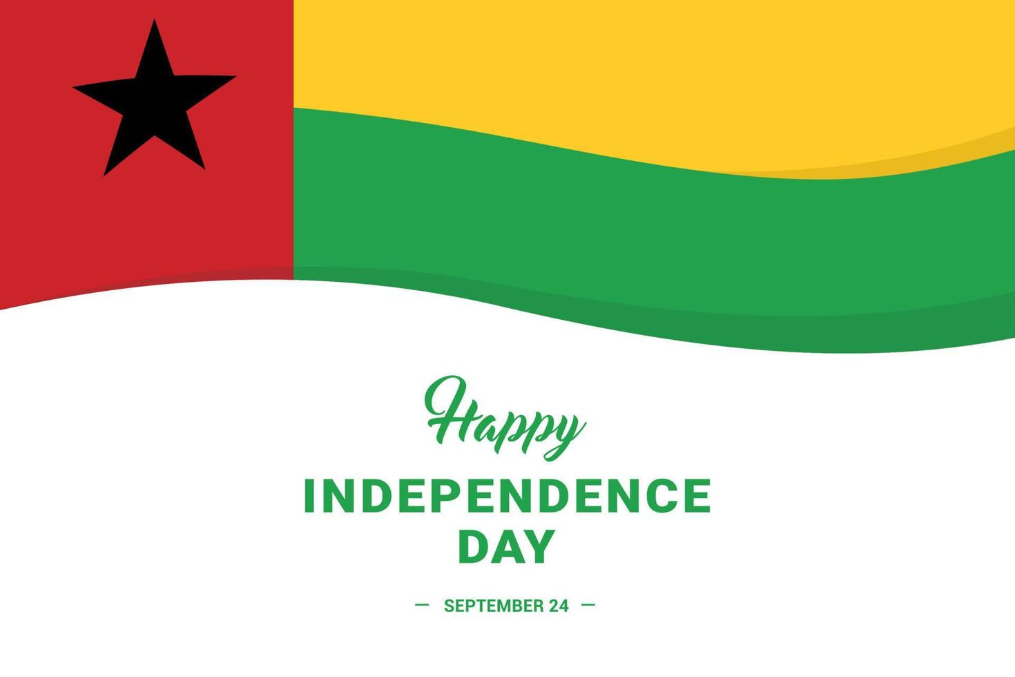 Guinea-Bissau Independence Day vector