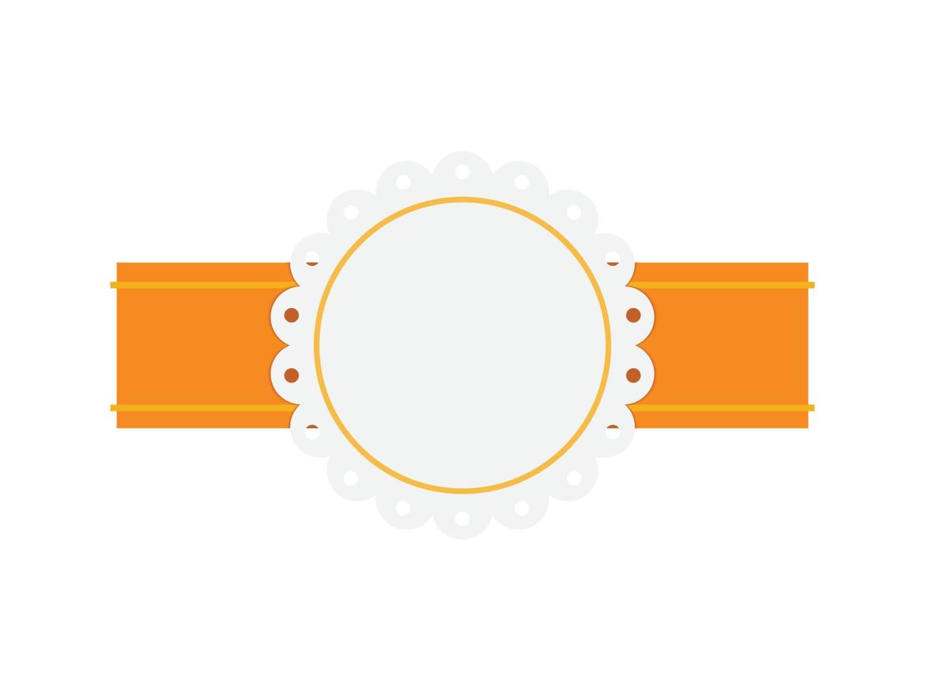 badge blank Vector design element