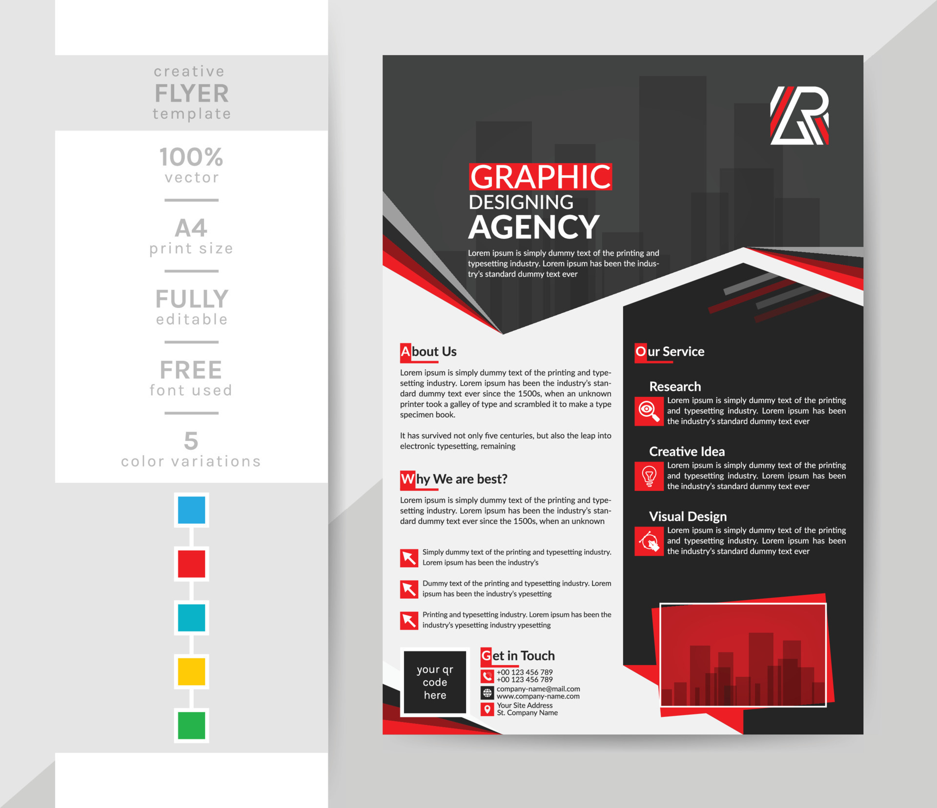 A4 Flyer template for you. This modern creative elegant corporate A4 Flyer template for you. This modern creative elegant corporate