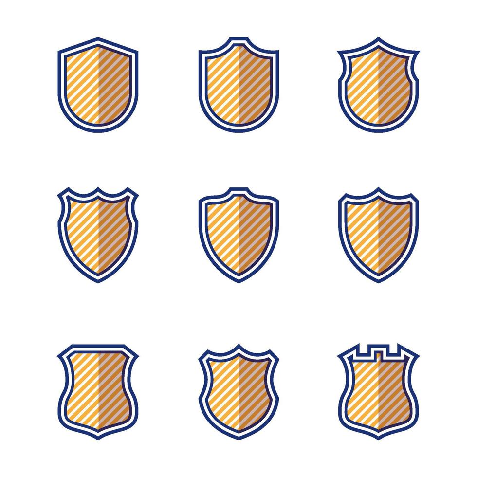 Set of Shield Icon vector