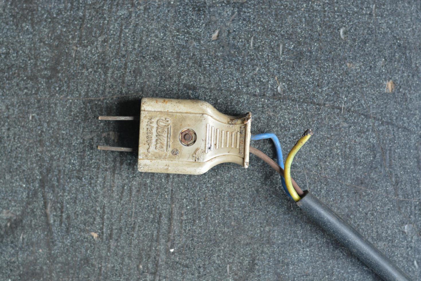 the power cord is broken, A portrait of hand tools. photo