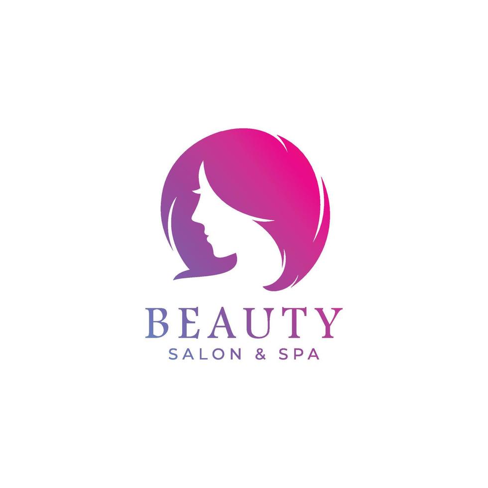 Beauty salon and spa logo vector