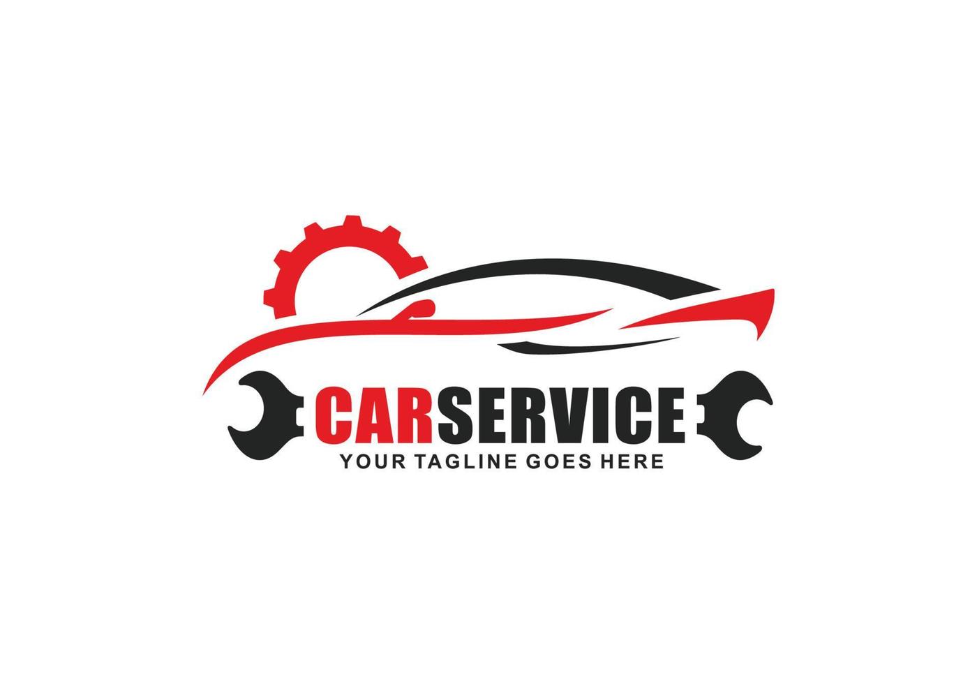 Car service logo design vector illustration. Car repair logo