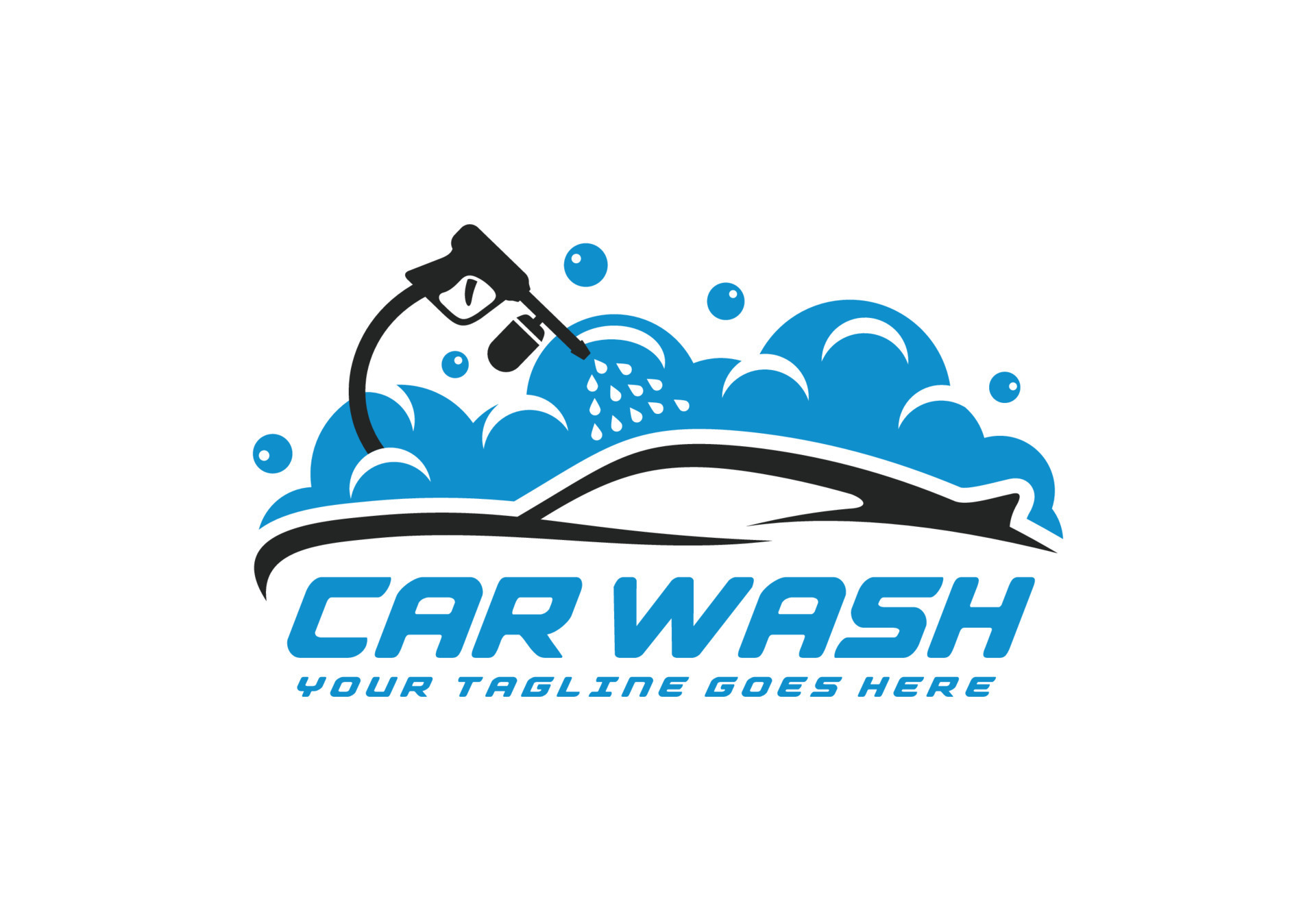 Car wash logo design vector illustration 11864184 Vector Art at Vecteezy