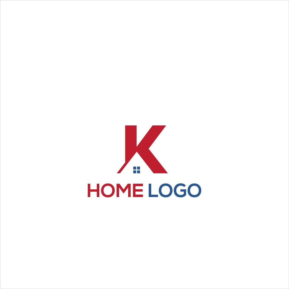 real estate company branding house elegant word mark logo design vector