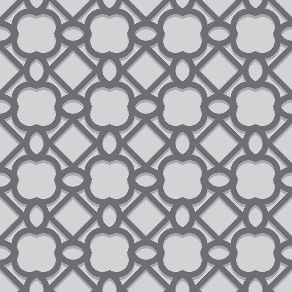 Abstract seamless patterns in Islamic style. vector