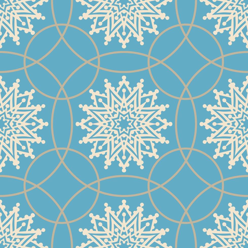 Hand drawing seamless background in eastern style vector