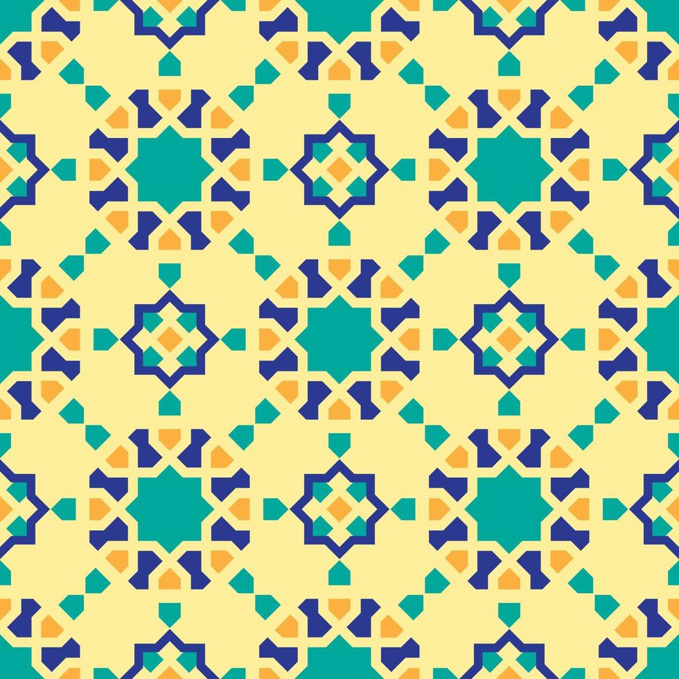 Abstract seamless patterns in Islamic style. vector
