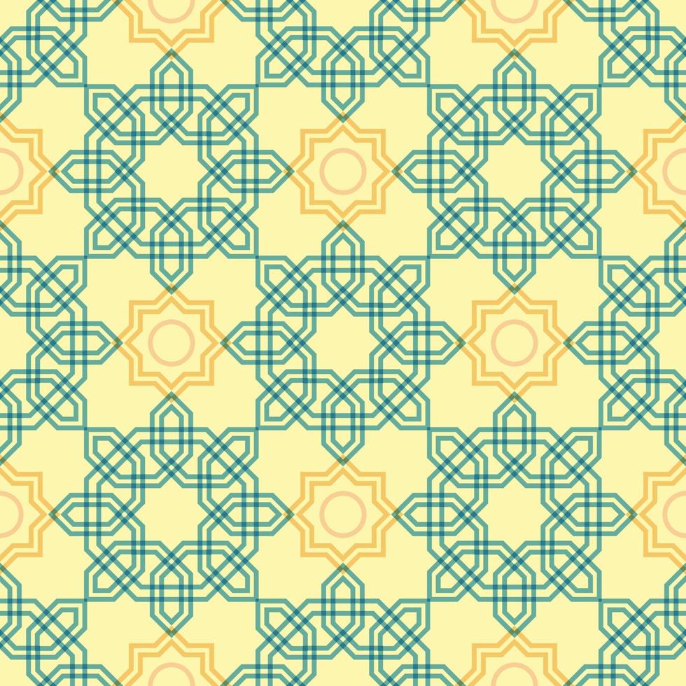 Abstract seamless patterns in Islamic style. vector
