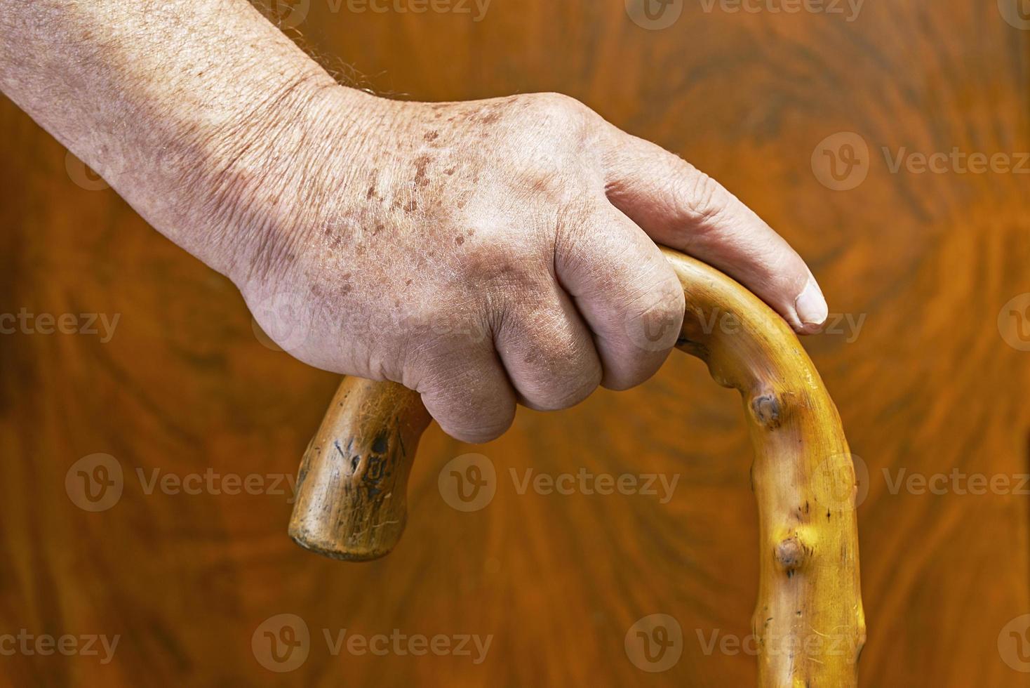 Hands and stick photo