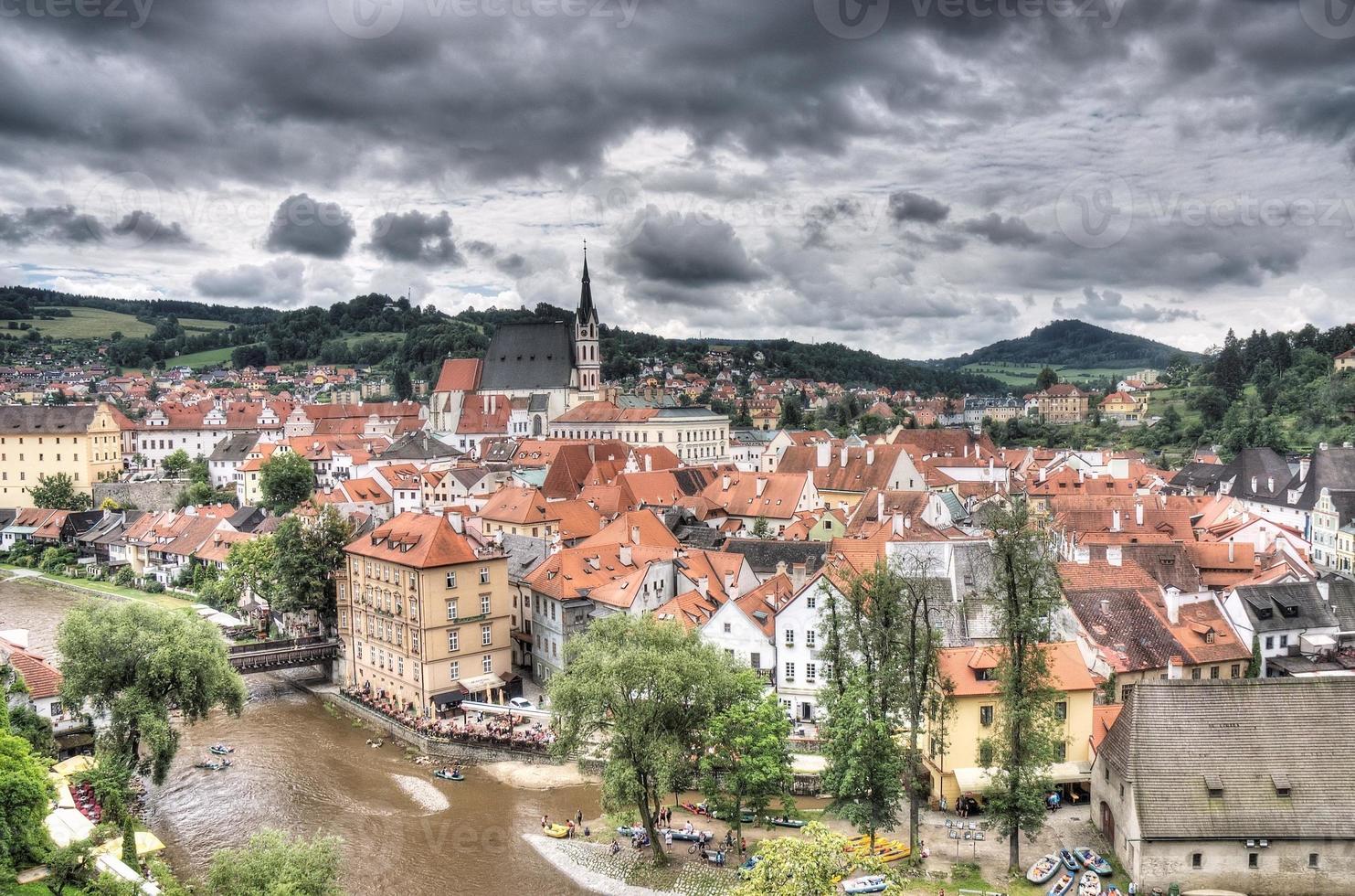 Czech Krumlov landscape photo