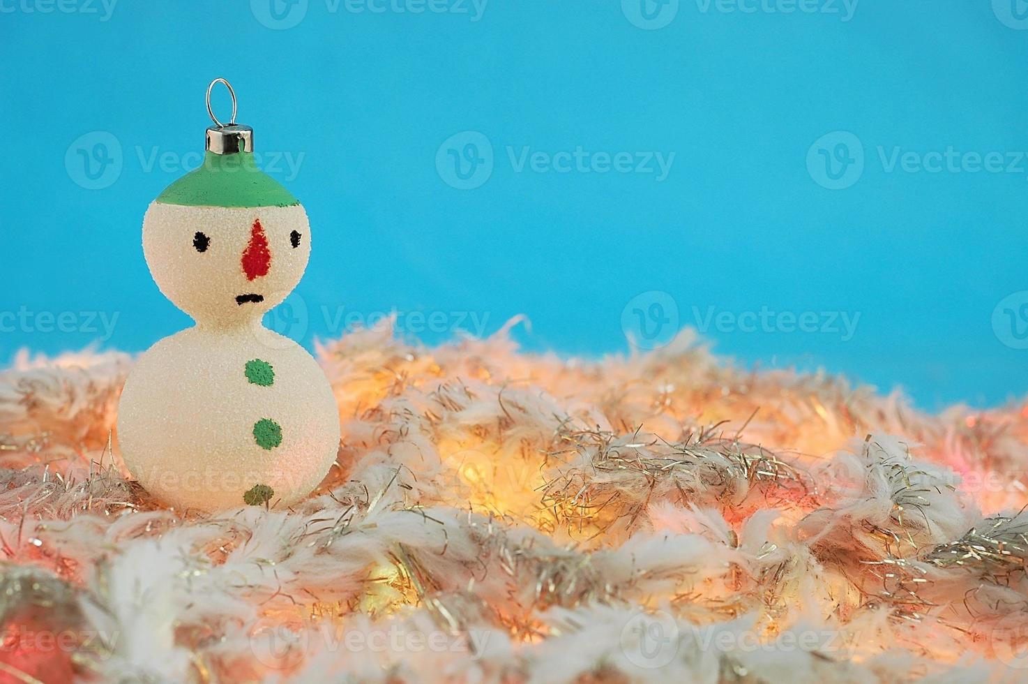 Christmas snowman decoration photo