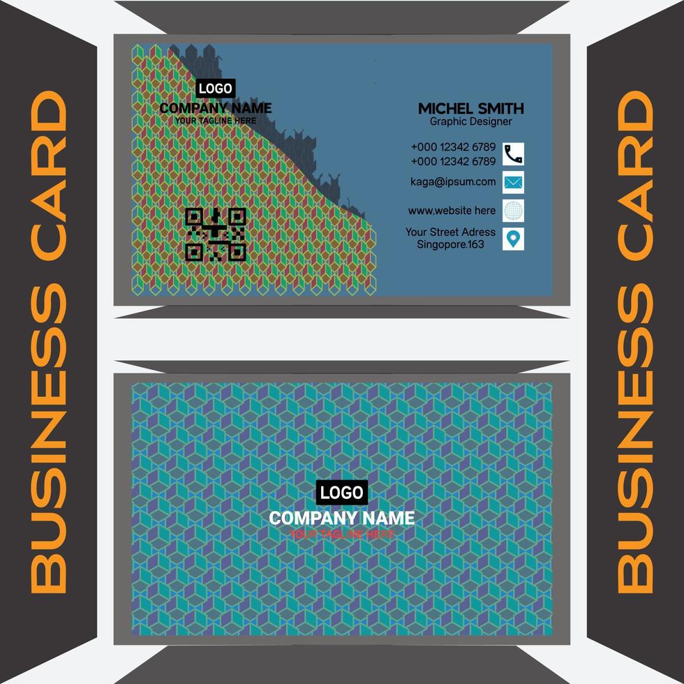 new business card design vector