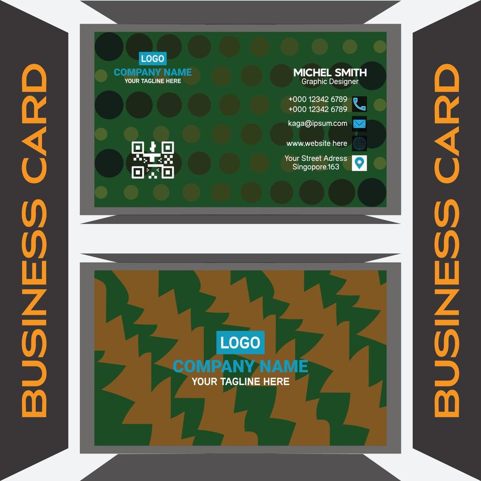 new business card design vector