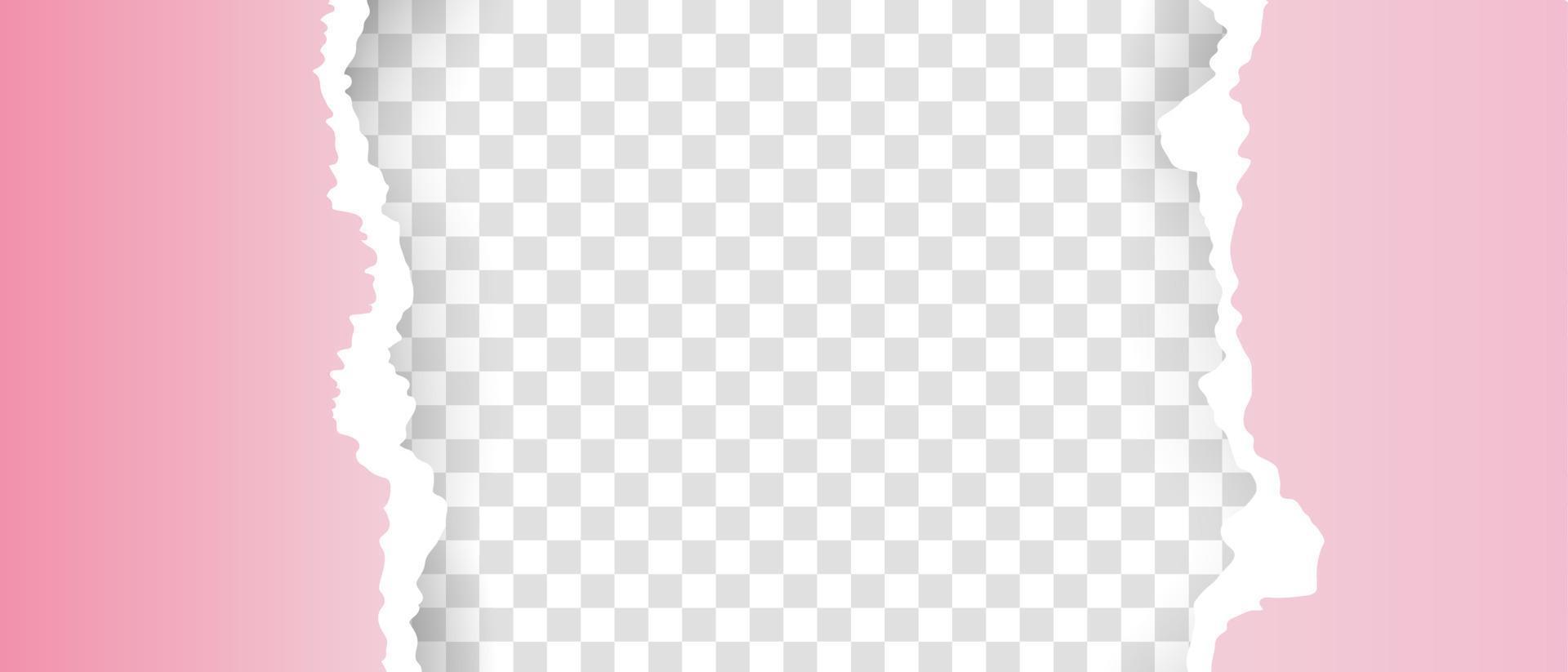 ripped torn paper design template vector