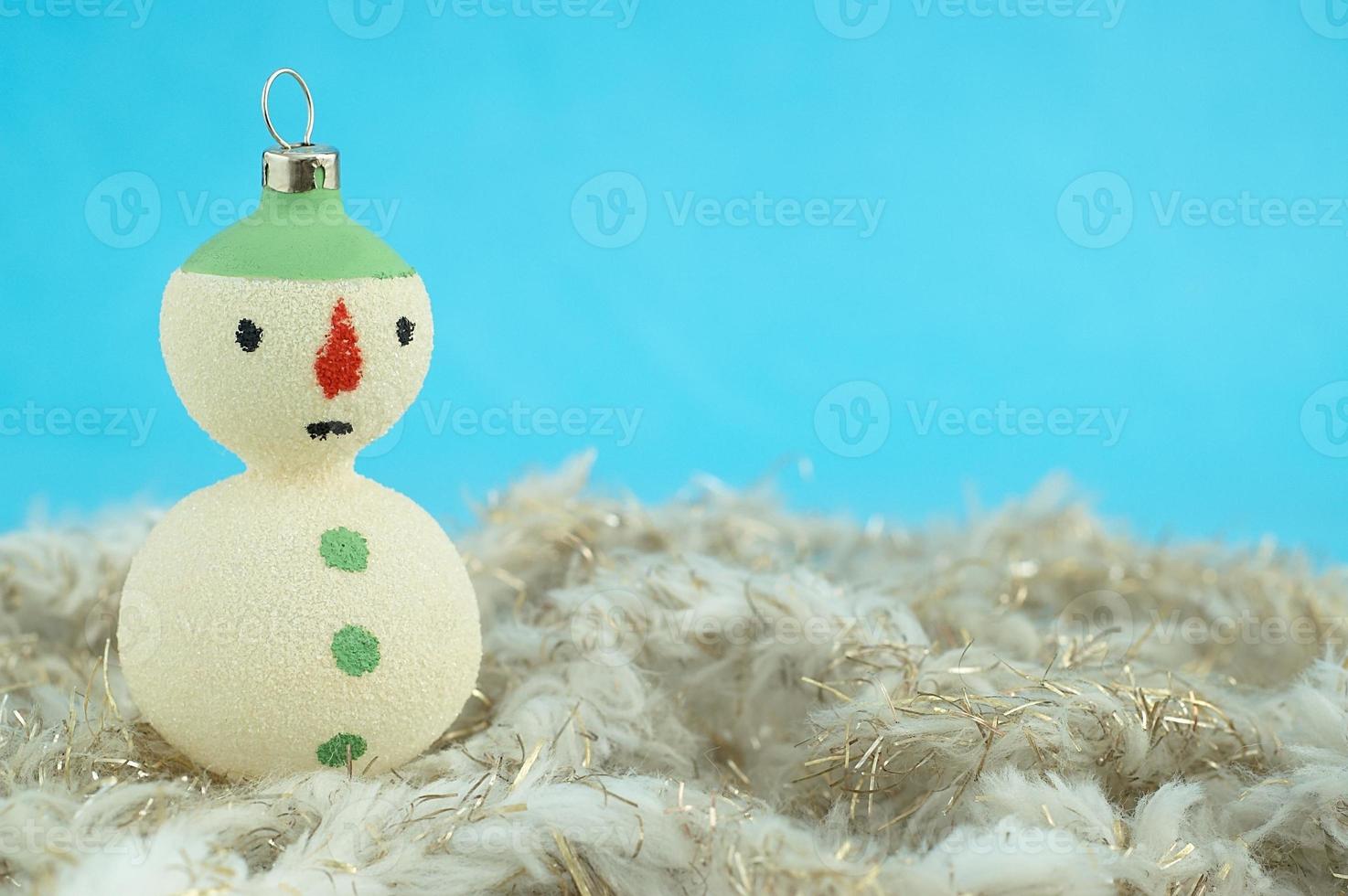 Christmas snowman decoration photo