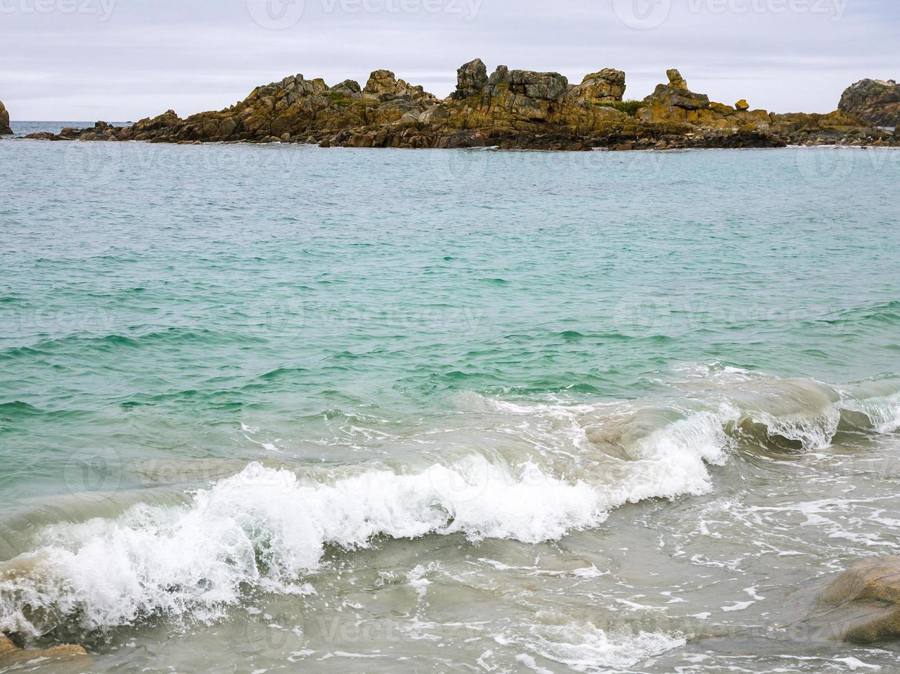 coastline of Gouffre gulf of English Channel photo