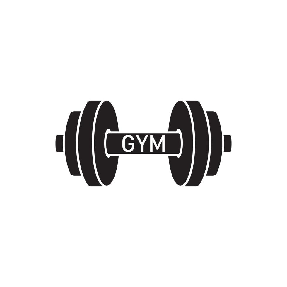 logotipo de fitness y levantamiento de pesas vector