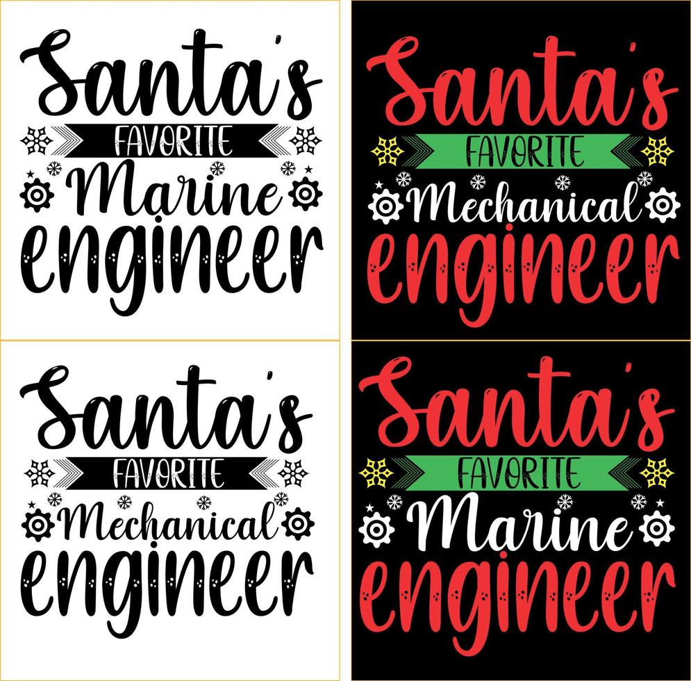 Christmas typography t shirt design vector