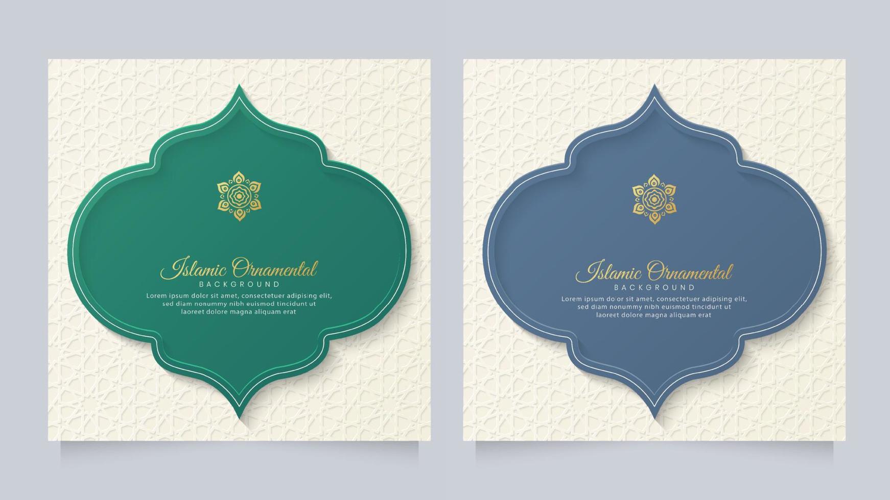 White Islamic Background With Arabic Pattern and Beautiful Ornament vector