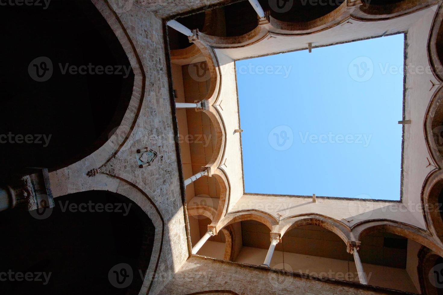 inner yard in Sicilian palace photo