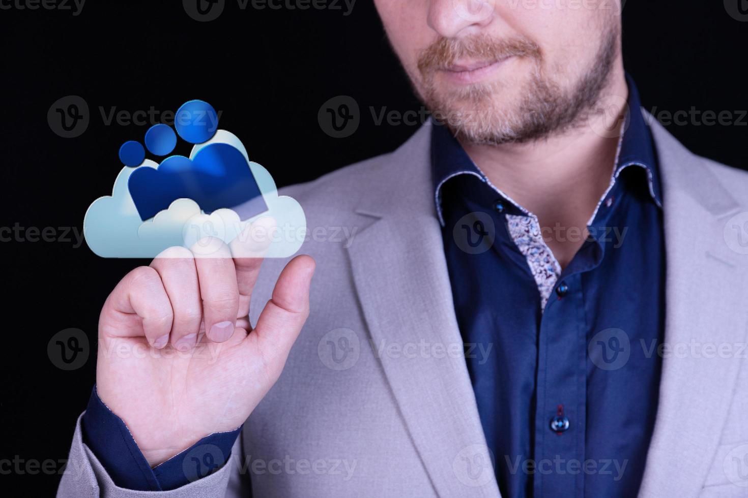 Social Media. Social Networking Connection Data Storage Concept photo